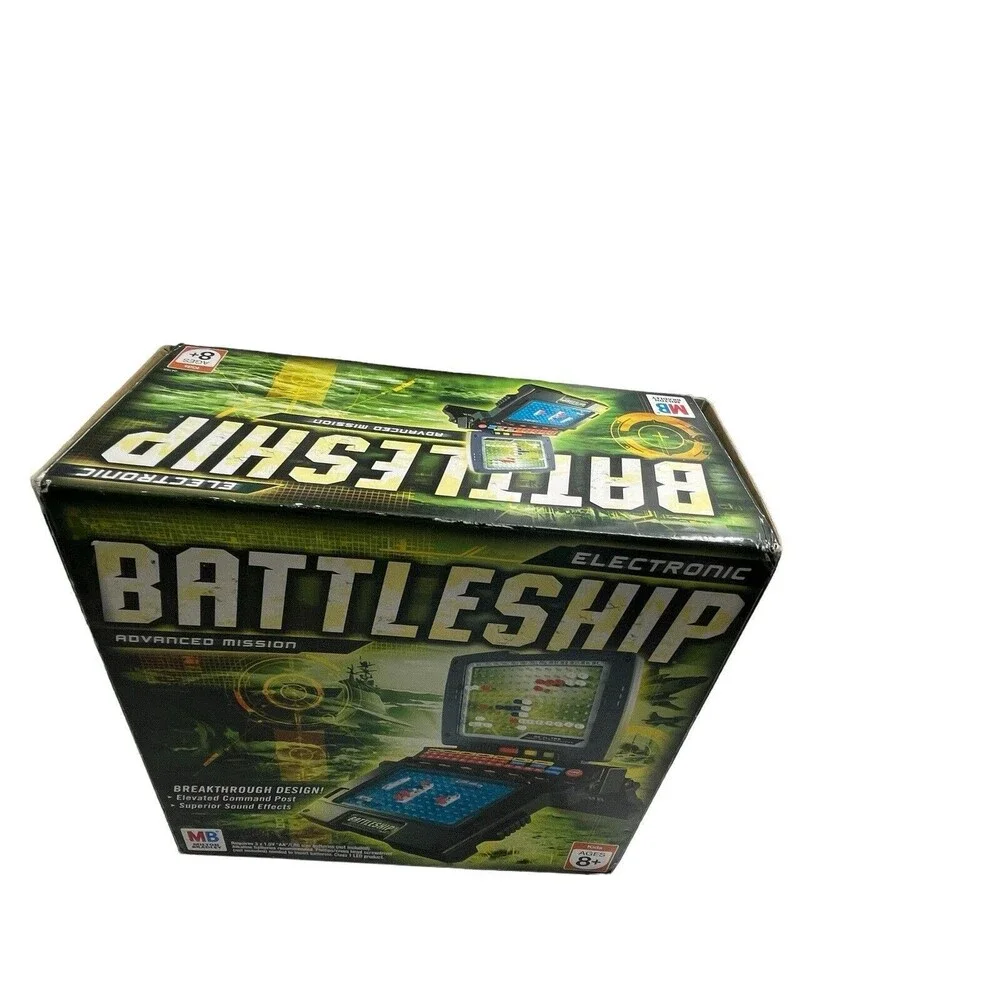 2005 Electronic Battleship Advanced Mission Talking Game Hasbro All pieces